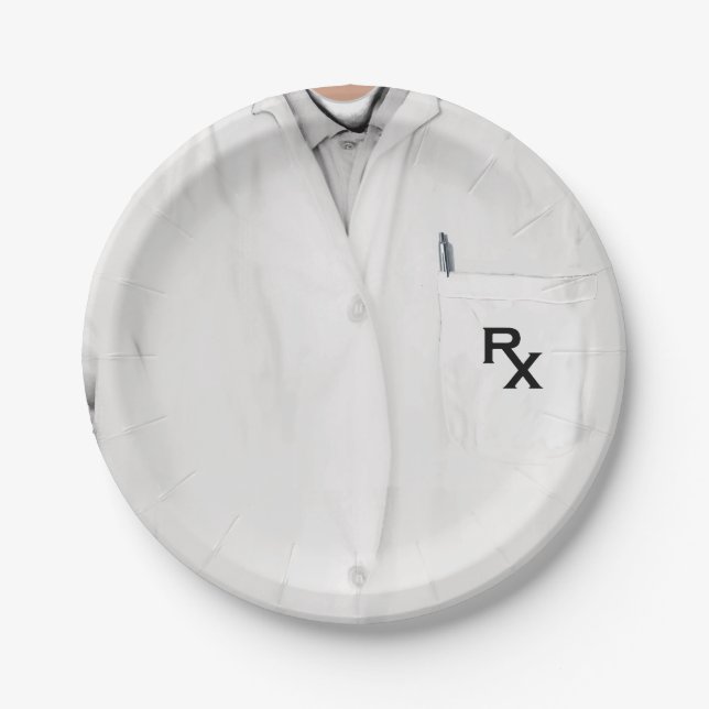 Pharmacy School Graduation Paper Plate (Front)