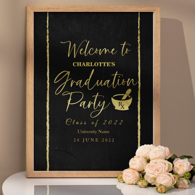 Pharmacy School Graduation Party Welcome Sign (Creator Uploaded)