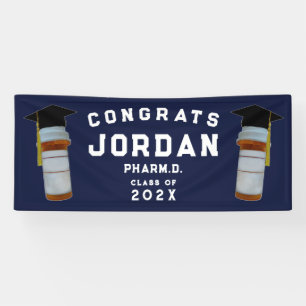 Pharmacy School Graduation Pharmacist Congrats Banner