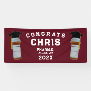 Pharmacy School Graduation Pharmacist Congrats Banner