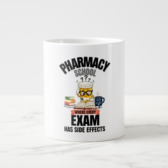 Pharmacy School Humour Large Coffee Mug (Front)