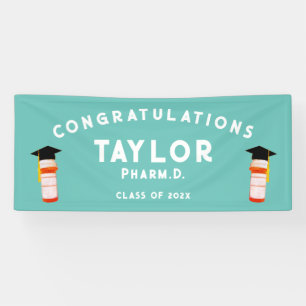 Pharmacy School Pharmacist Graduation Party Banner