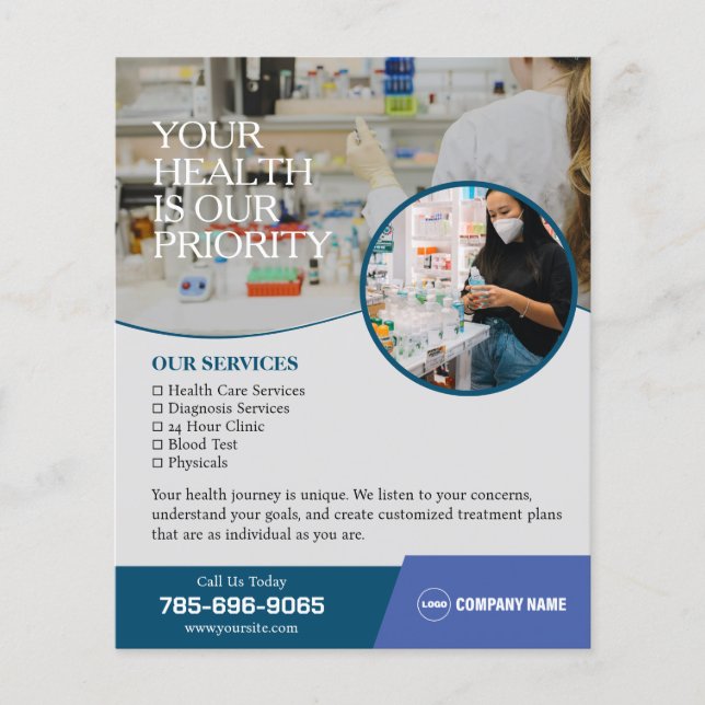 Pharmacy Services Custom  Flyer (Front)