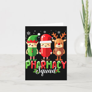 Pharmacy Squad Christmas Costume Funny Lls Pharmac Card