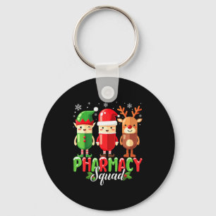Pharmacy Squad Christmas Costume Funny Lls Pharmac Key Ring