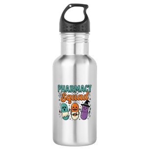 Pharmacy Squad Halloween Vintage Vector Shirt Desi 532 Ml Water Bottle