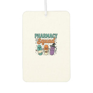 Pharmacy Squad Halloween Vintage Vector Shirt Desi Car Air Freshener