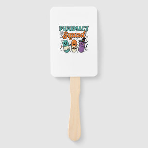 Pharmacy Squad Halloween Vintage Vector Shirt Desi Hand Fan