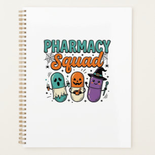 Pharmacy Squad Halloween Vintage Vector Shirt Desi Planner