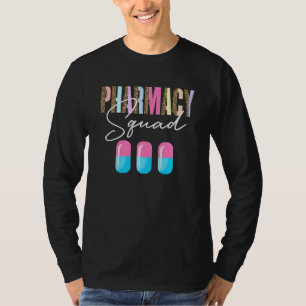 Pharmacy Squad Leopard Pharmacist Technician 1 T-Shirt