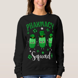 Pharmacy Squad Leprechaun Pharmacist St Patrick S Sweatshirt