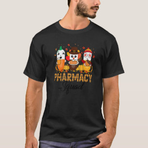 Pharmacy Squad Pharmacist Pumkin Season Fall Thank T-Shirt