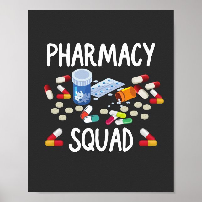Pharmacy squad T-Shirt Poster (Front)