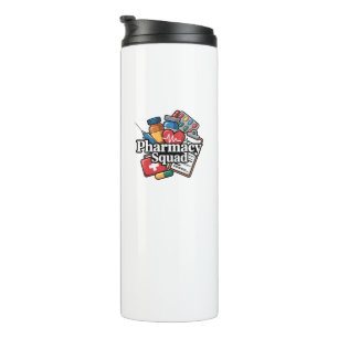 'Pharmacy Squad'.Throw Pillow Thermal Tumbler