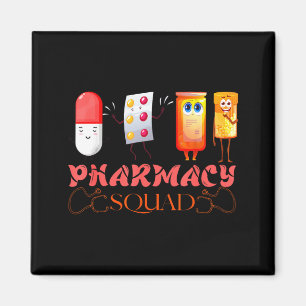 Pharmacy Squad Valentines Cute Lls Pharmacist Phar Magnet