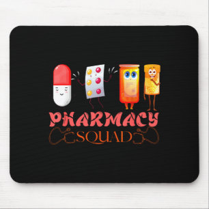 Pharmacy Squad Valentines Cute Lls Pharmacist Phar Mouse Mat