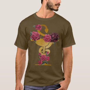 Pharmacy Store Decor dark red romantic hand paint T-Shirt