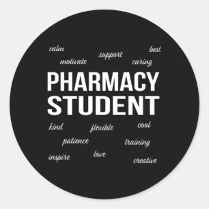 Pharmacy Student Appreciation Classic Round Sticker
