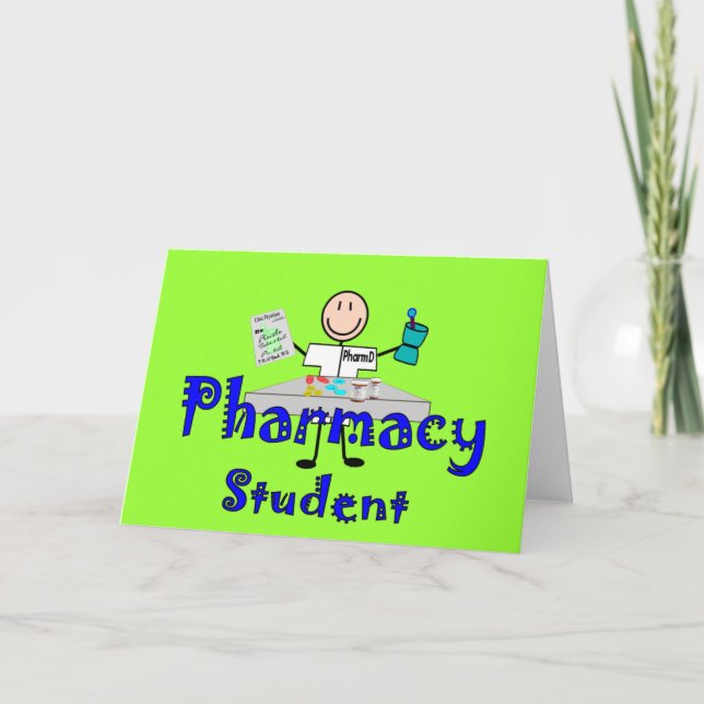 Pharmacy Student Gifts Card (Front)