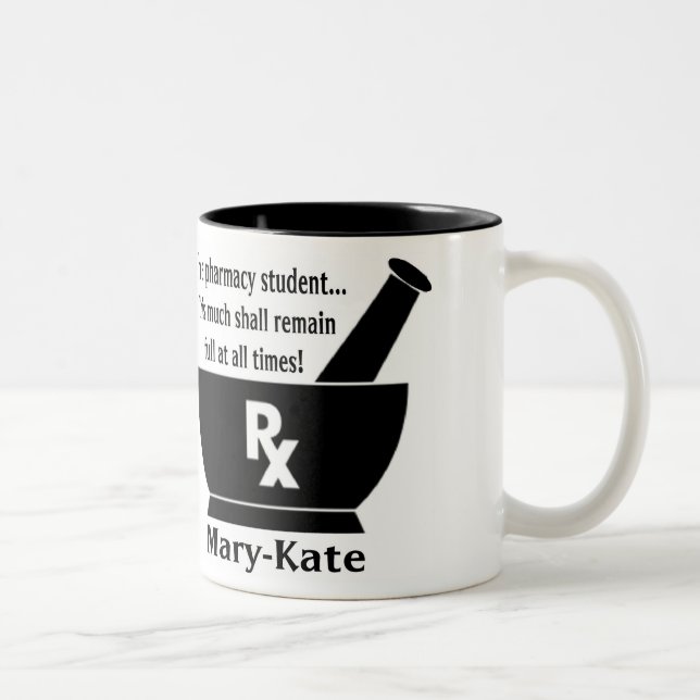 Pharmacy Student Mug - Personalised (Right)