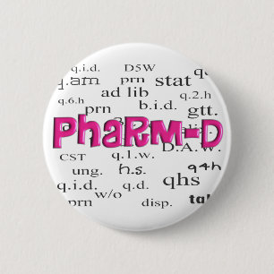 Pharmacy Student Pharm-D Gifts 6 Cm Round Badge