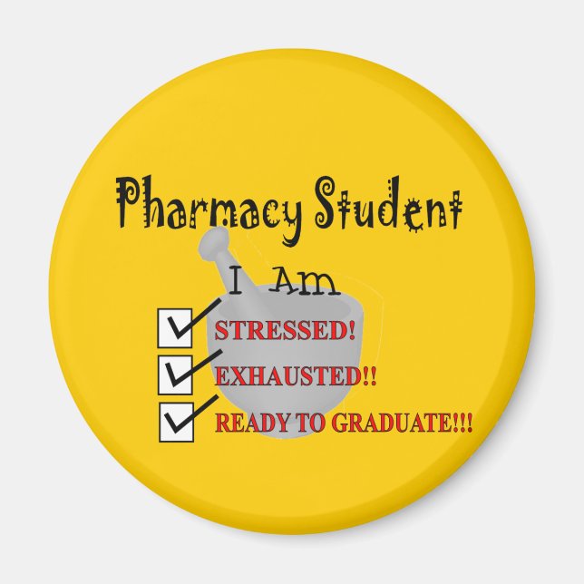 Pharmacy Student "Ready To Graduate!!!" Magnet (Front)