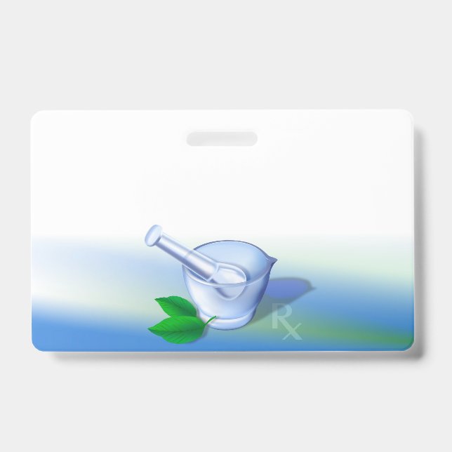 Pharmacy Symbol ID Badge (Front)