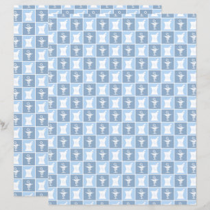 Pharmacy Symbol Pattern Scrapbook Paper