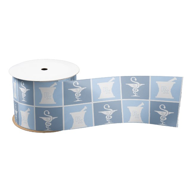 Pharmacy Symbol | Pharmacist | Pharmacy Tech  Satin Ribbon (Spool)