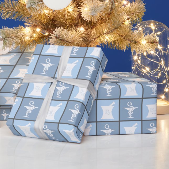 Pharmacy Symbol | Pharmacist | Pharmacy Tech Wrapping Paper (Holidays)