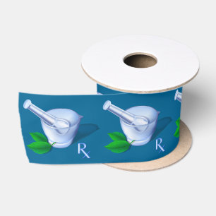 Pharmacy Symbols Satin Ribbon