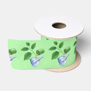 Pharmacy Symbols Satin Ribbon