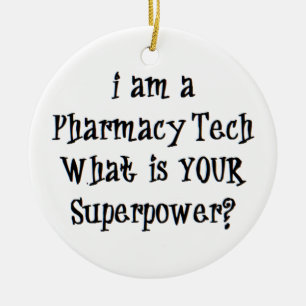 pharmacy tech ceramic tree decoration