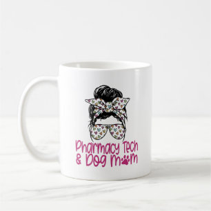 Pharmacy Tech Dog Mum Funny Gift Coffee Mug
