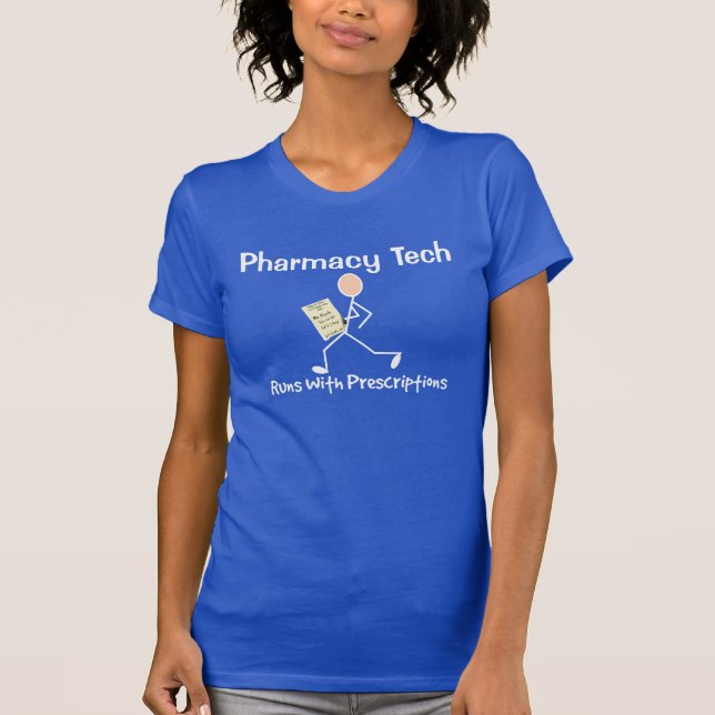 Pharmacy Tech Funny T-Shirts (Front)