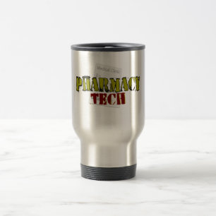 Pharmacy Tech Gifts With Prescription Design Travel Mug