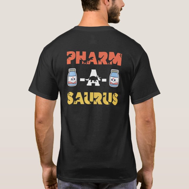 Pharmacy Tech Humor Pharmacy Week Appreciation Pha T-Shirt (Back)