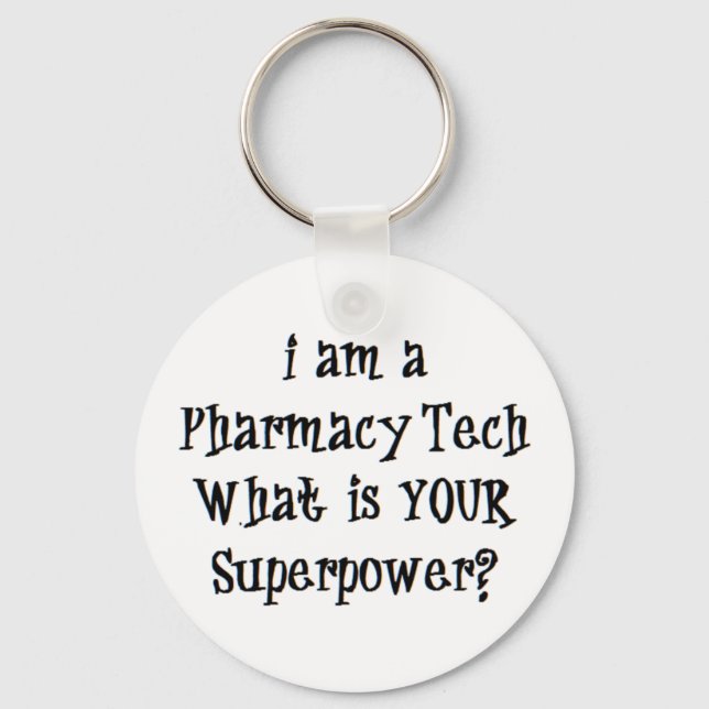 pharmacy tech key ring (Front)