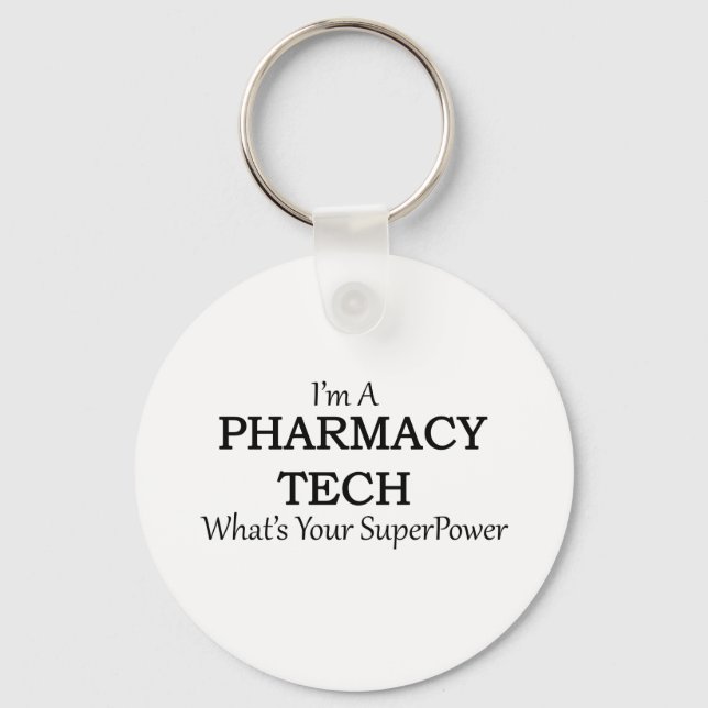 PHARMACY TECH KEY RING (Front)