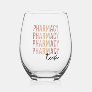 Pharmacy Tech   Pharmacy Technician Stemless Wine Glass