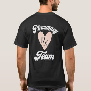 Pharmacy Tech Team Pharmacy Week Rx Pink Heart App T-Shirt