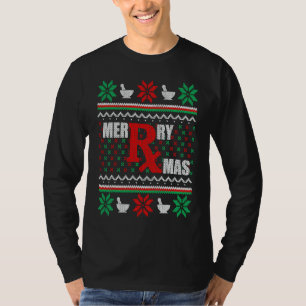 Pharmacy Tech Ugly Christmas Sweater Merry Xmas Ph