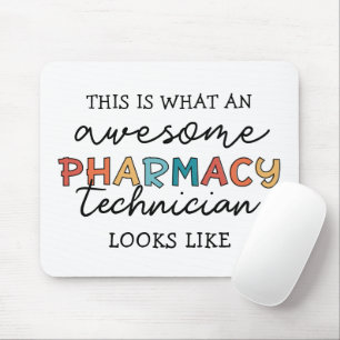 Pharmacy Technician Awesome Pharmacy Tech Funny Mouse Mat