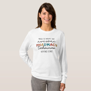 Pharmacy Technician Awesome Pharmacy Tech Funny T-Shirt
