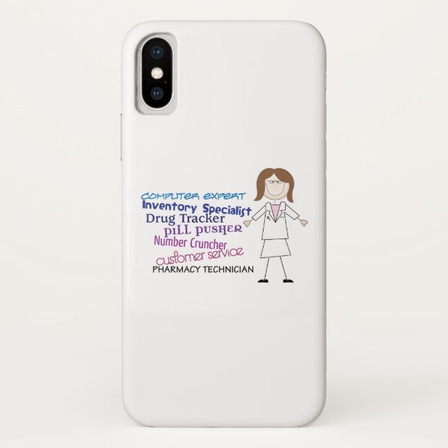 Pharmacy Technician Case-Mate iPhone Case (Back)