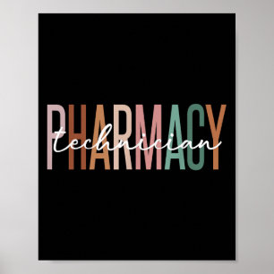 Pharmacy Technician Certified Pharm Tech Pharmacis Poster