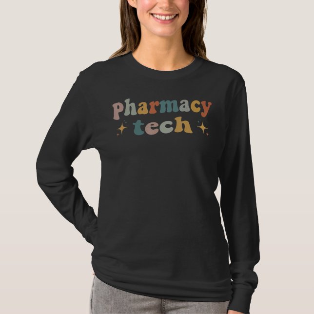 Pharmacy Technician Certified Pharm Tech Pharmacis T-Shirt (Front)