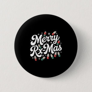 Pharmacy Technician Christmas Pharmacist Pharmacy  6 Cm Round Badge