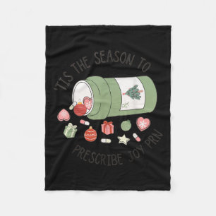 Pharmacy Technician Christmas Pharmacy Graduation  Fleece Blanket