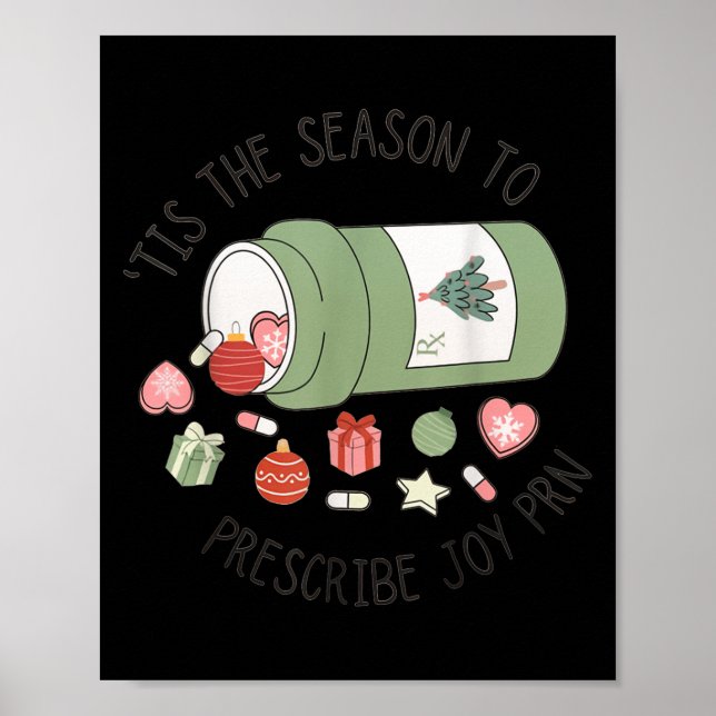 Pharmacy Technician Christmas Pharmacy Graduation  Poster (Front)